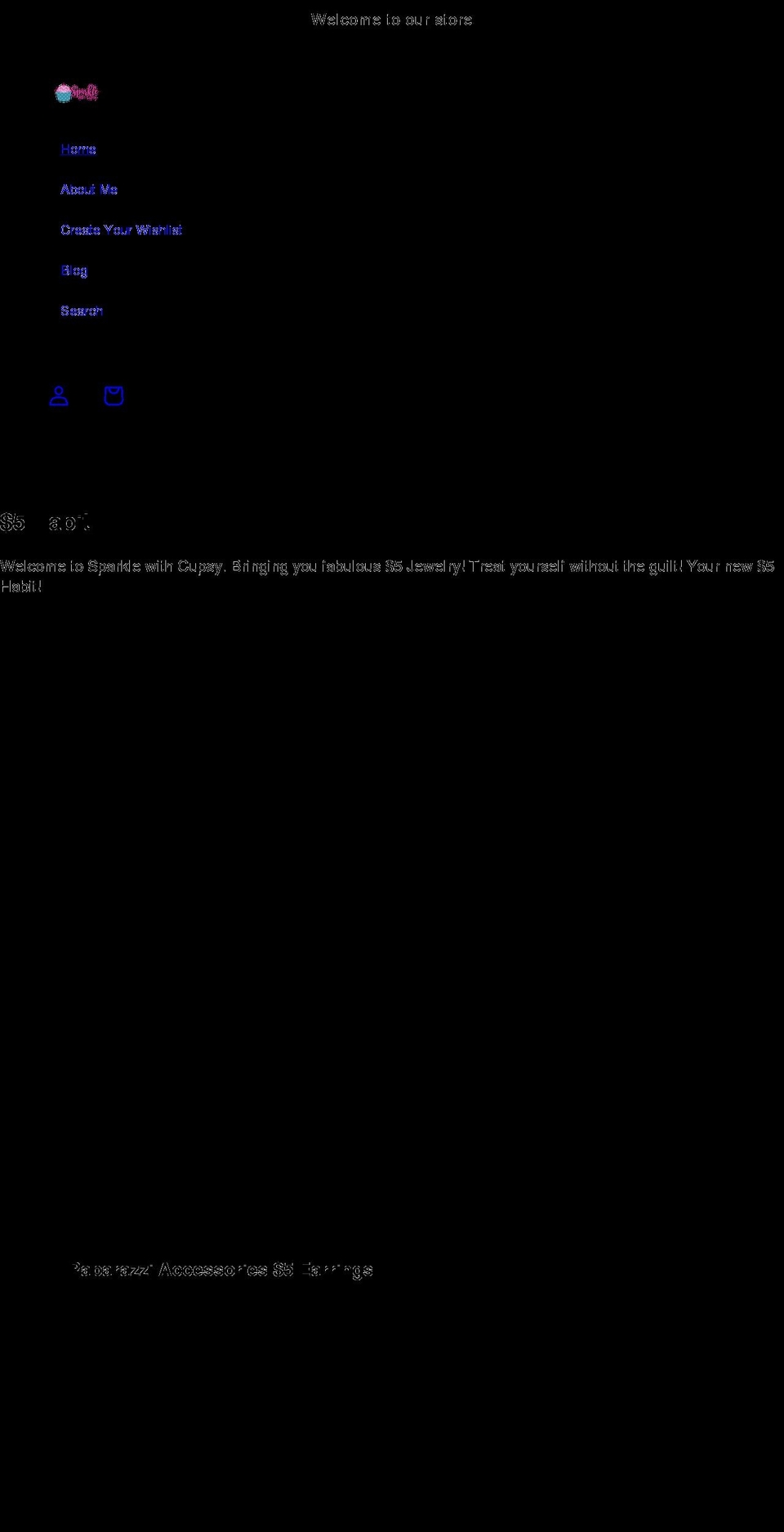 sparkle-with-cupsy.myshopify.com shopify website screenshot