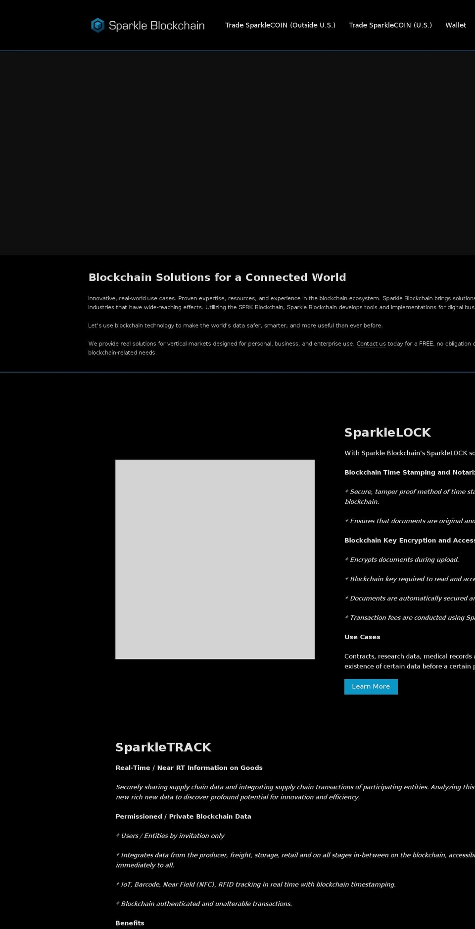 sparklecoins.com — Shopify storefront screenshot