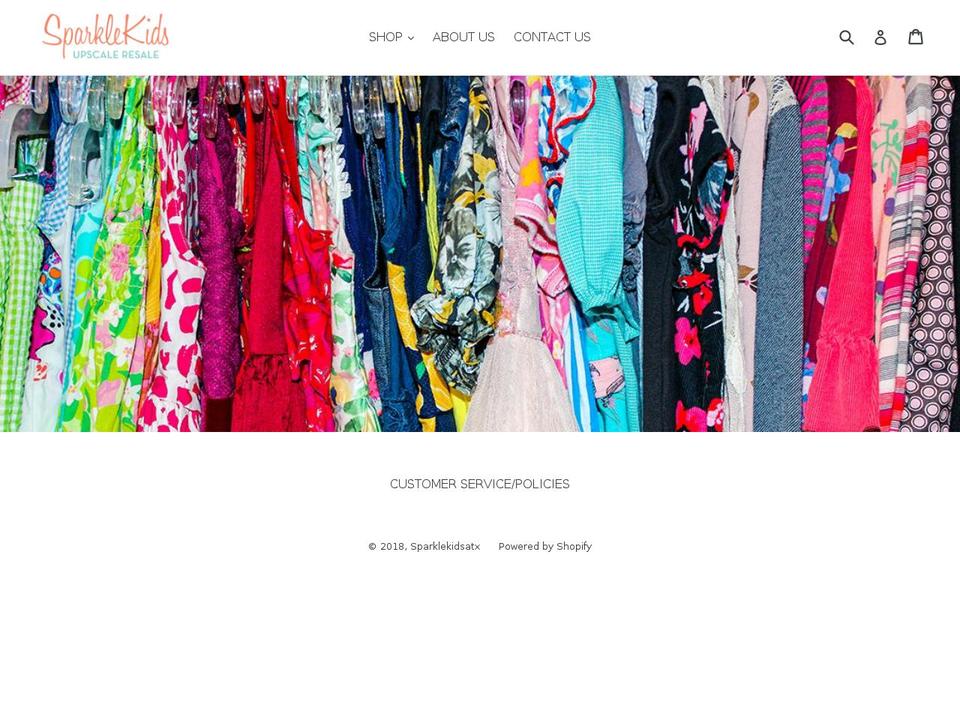 sparklekidsresale.com shopify website screenshot