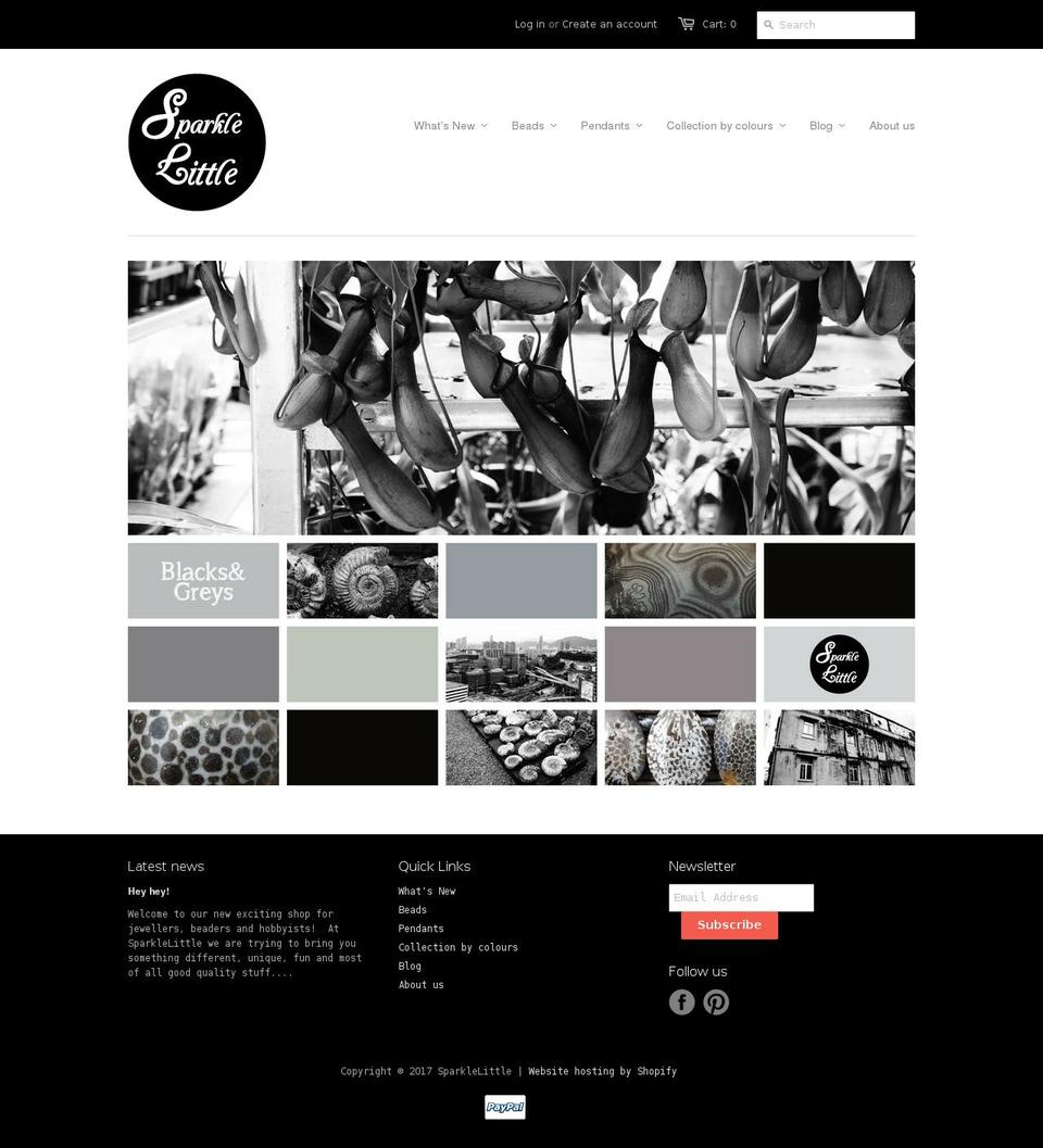 sparklelittle.com shopify website screenshot