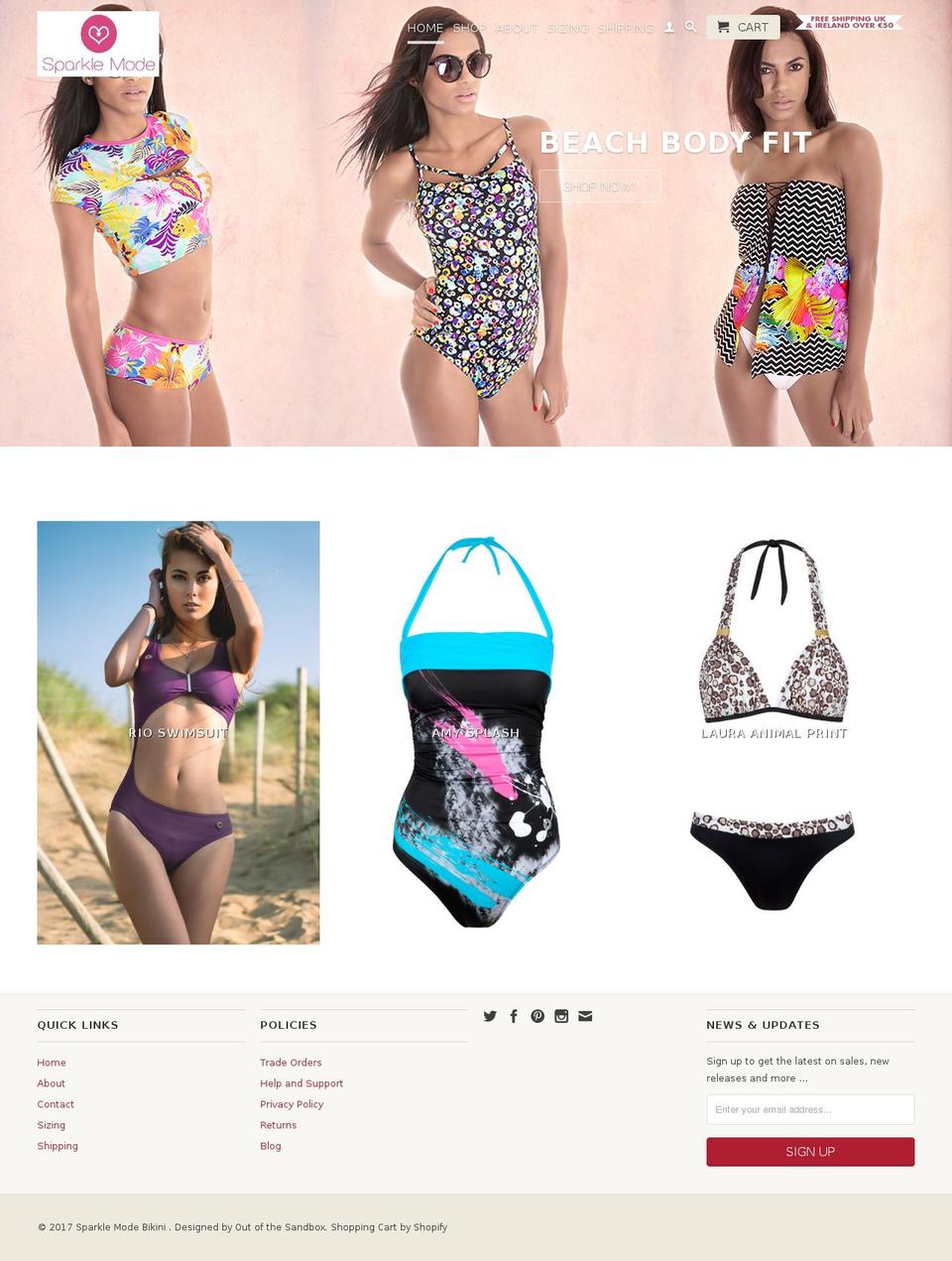 sparklemode.com shopify website screenshot
