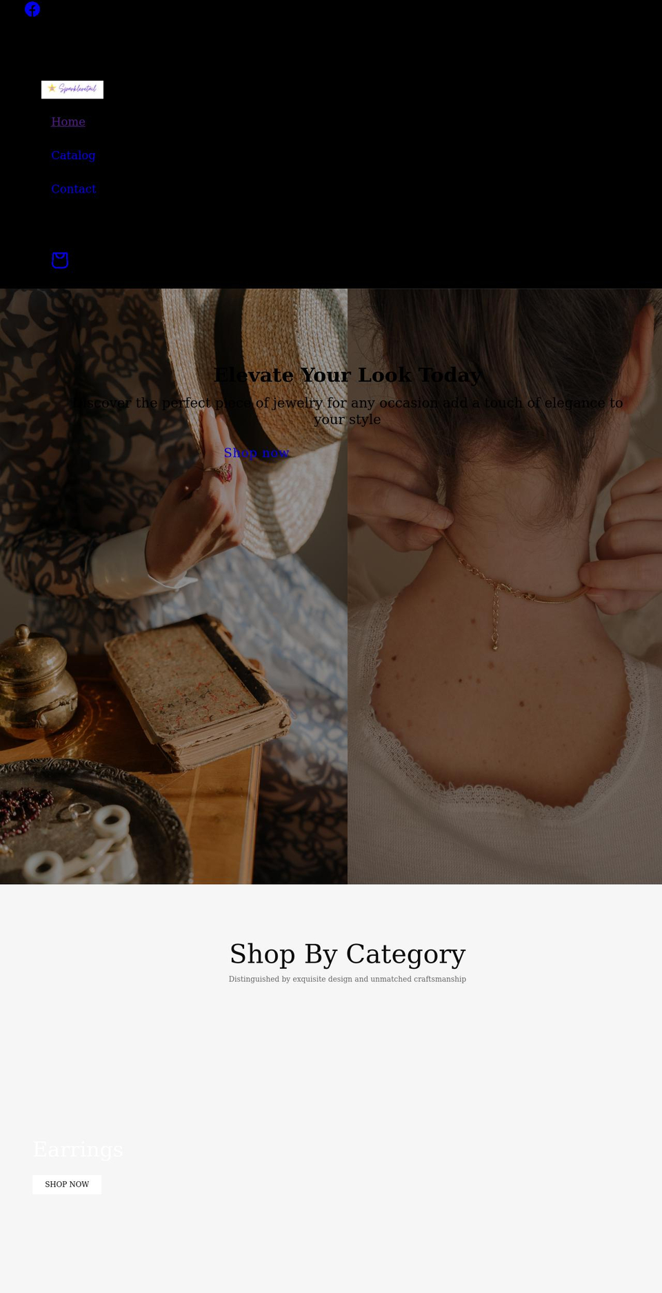 sparkleretail.com shopify website screenshot