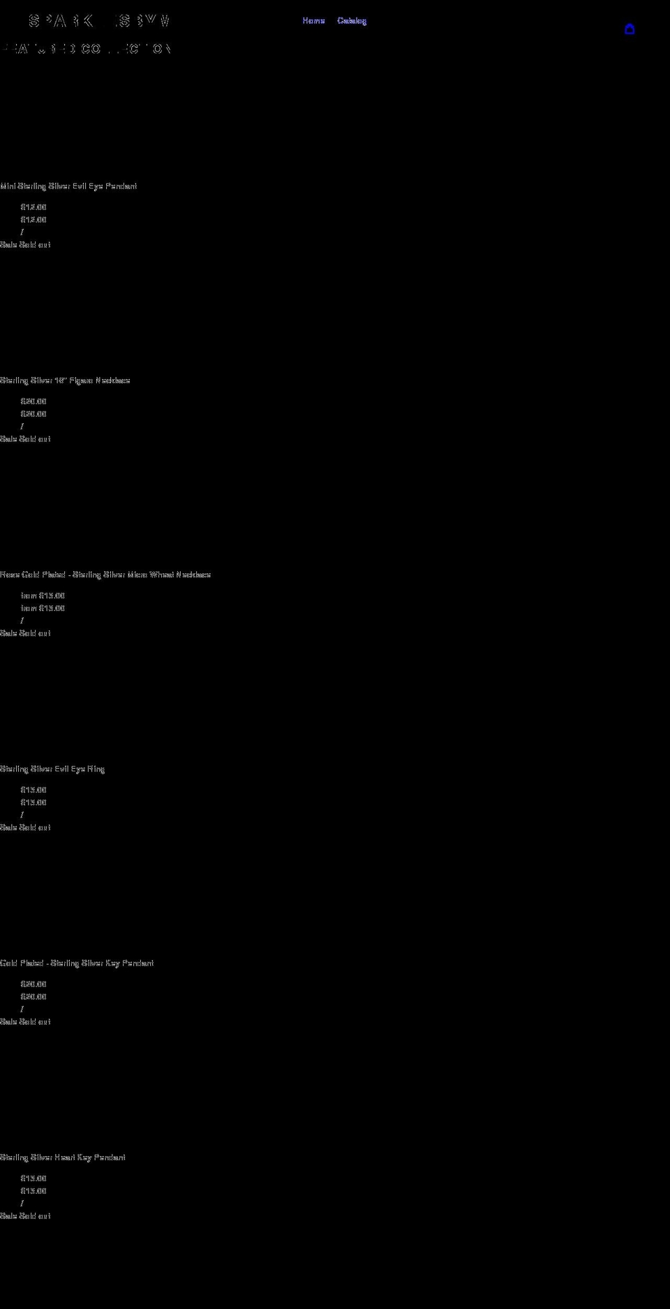 sparklesbym.com shopify website screenshot