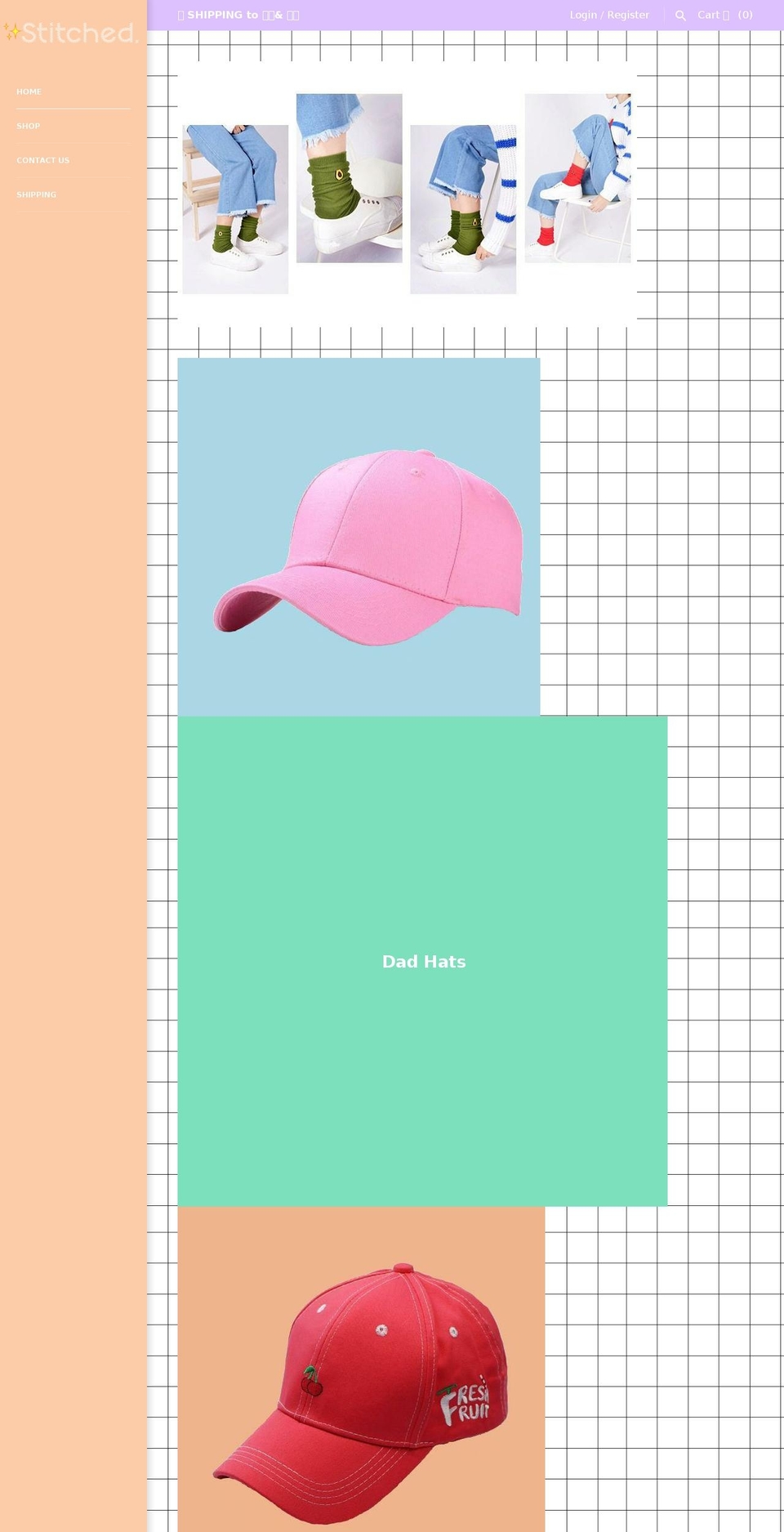 sparklestitched.com shopify website screenshot