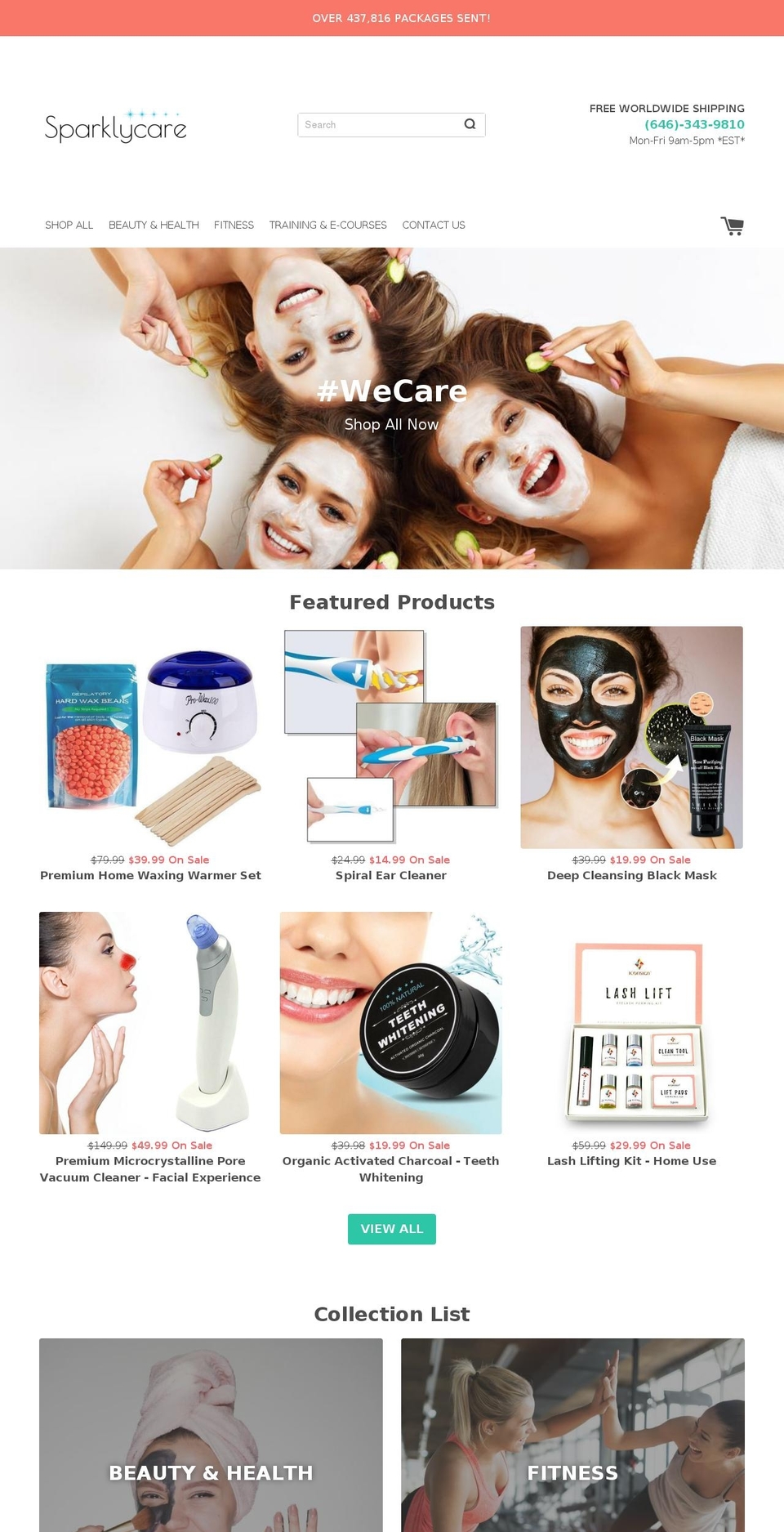 jetset-2-0 Shopify theme site example sparklycare.com