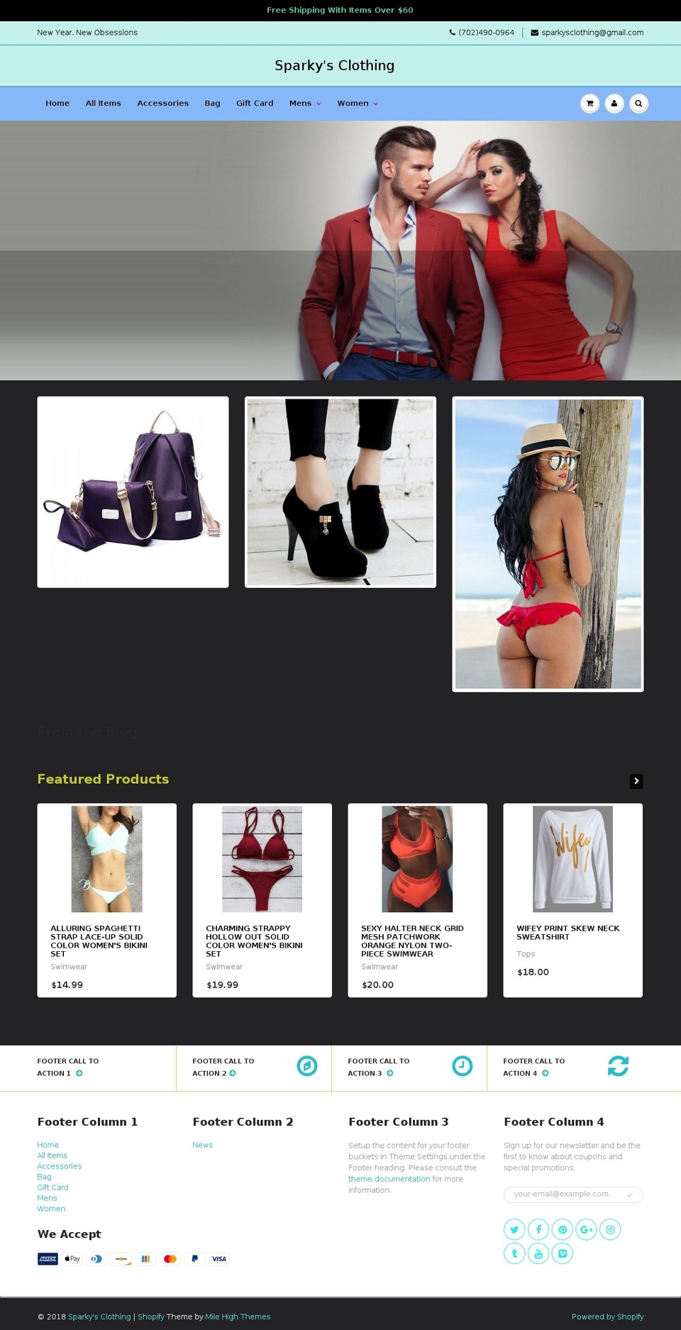 sparkysclothing.org shopify website screenshot