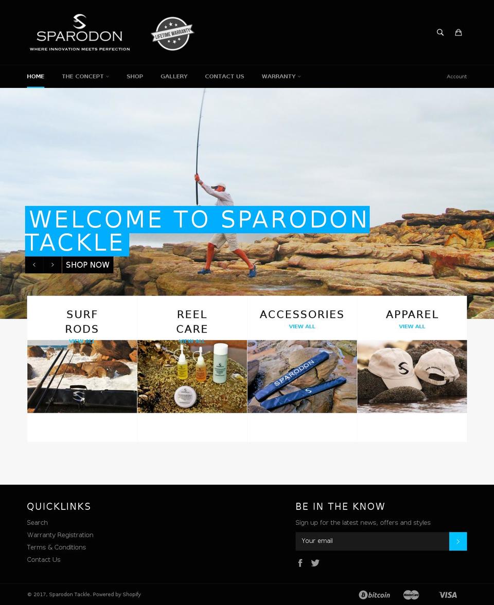 sparodon.com shopify website screenshot