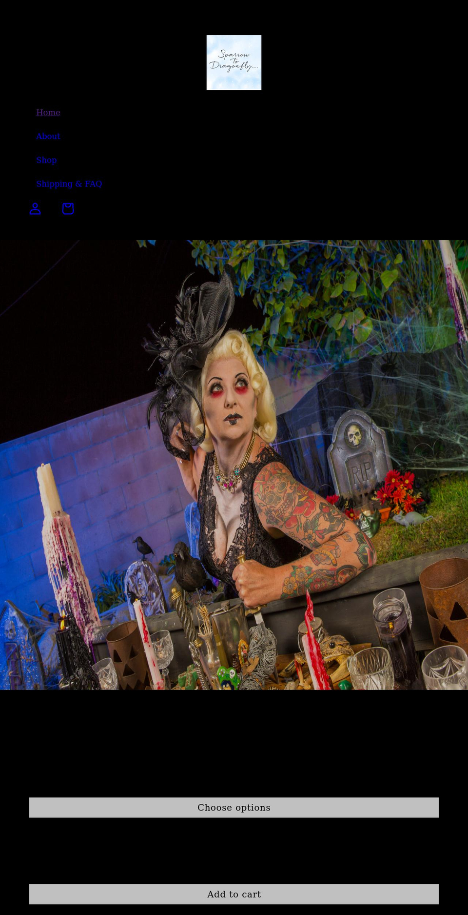 sparrowtodragonfly.com shopify website screenshot