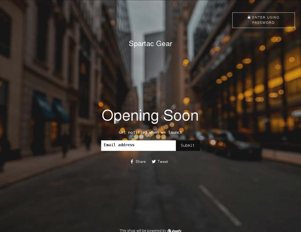spartac.com.au shopify website screenshot
