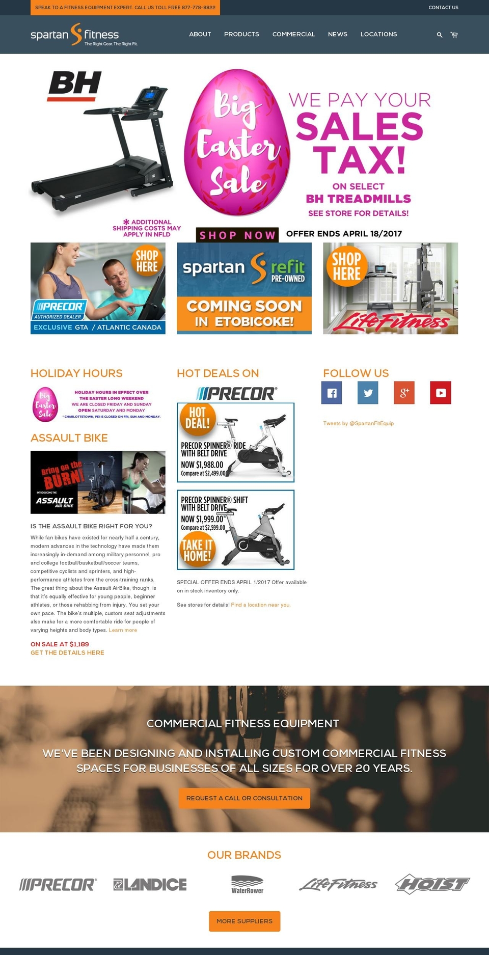 spartanathletic.com shopify website screenshot