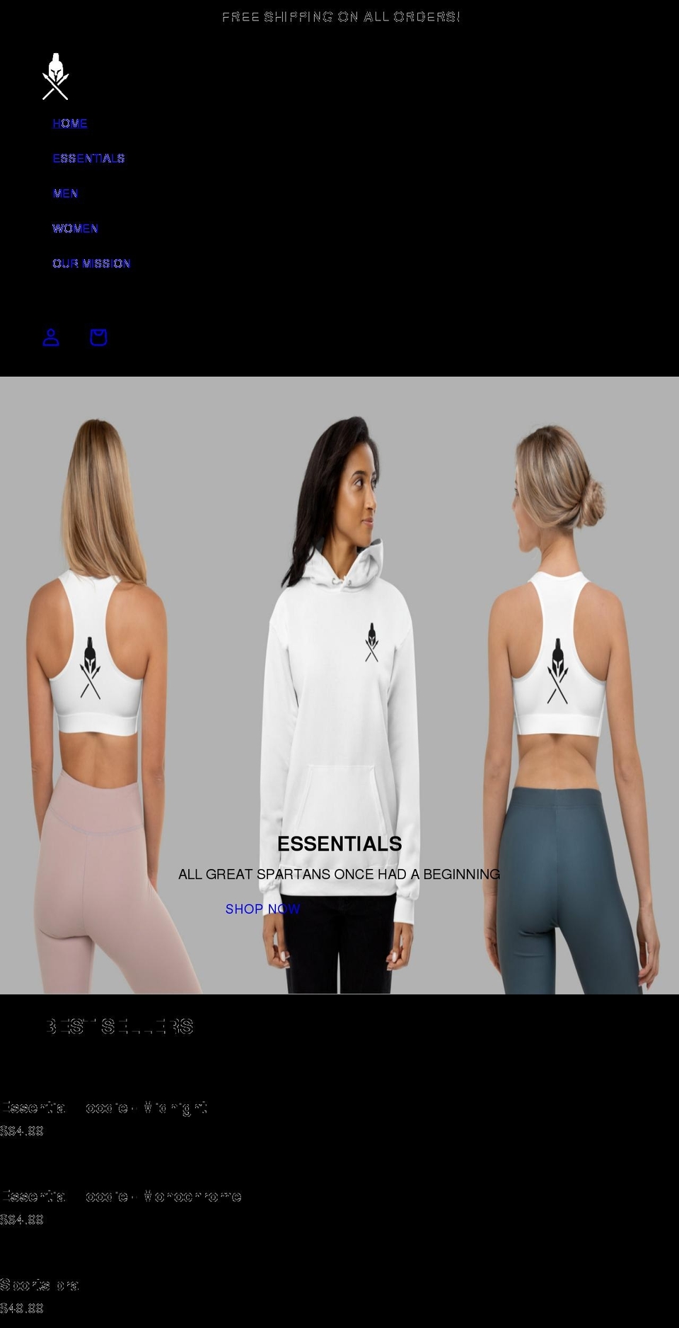 spartancell.com shopify website screenshot