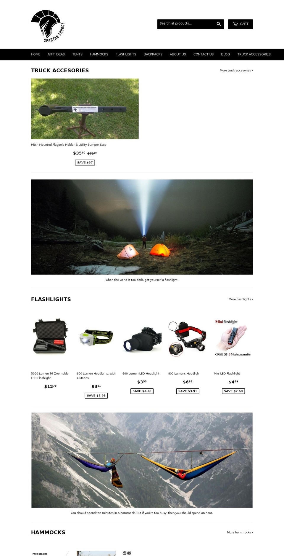 spartansource.com — Shopify storefront screenshot