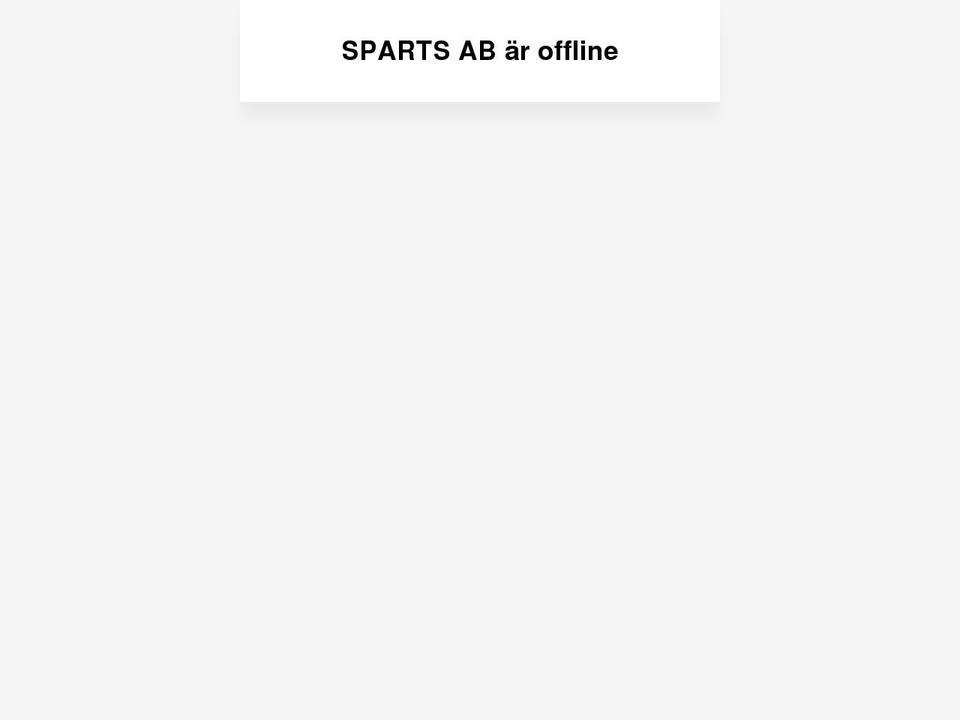 sparts.se shopify website screenshot