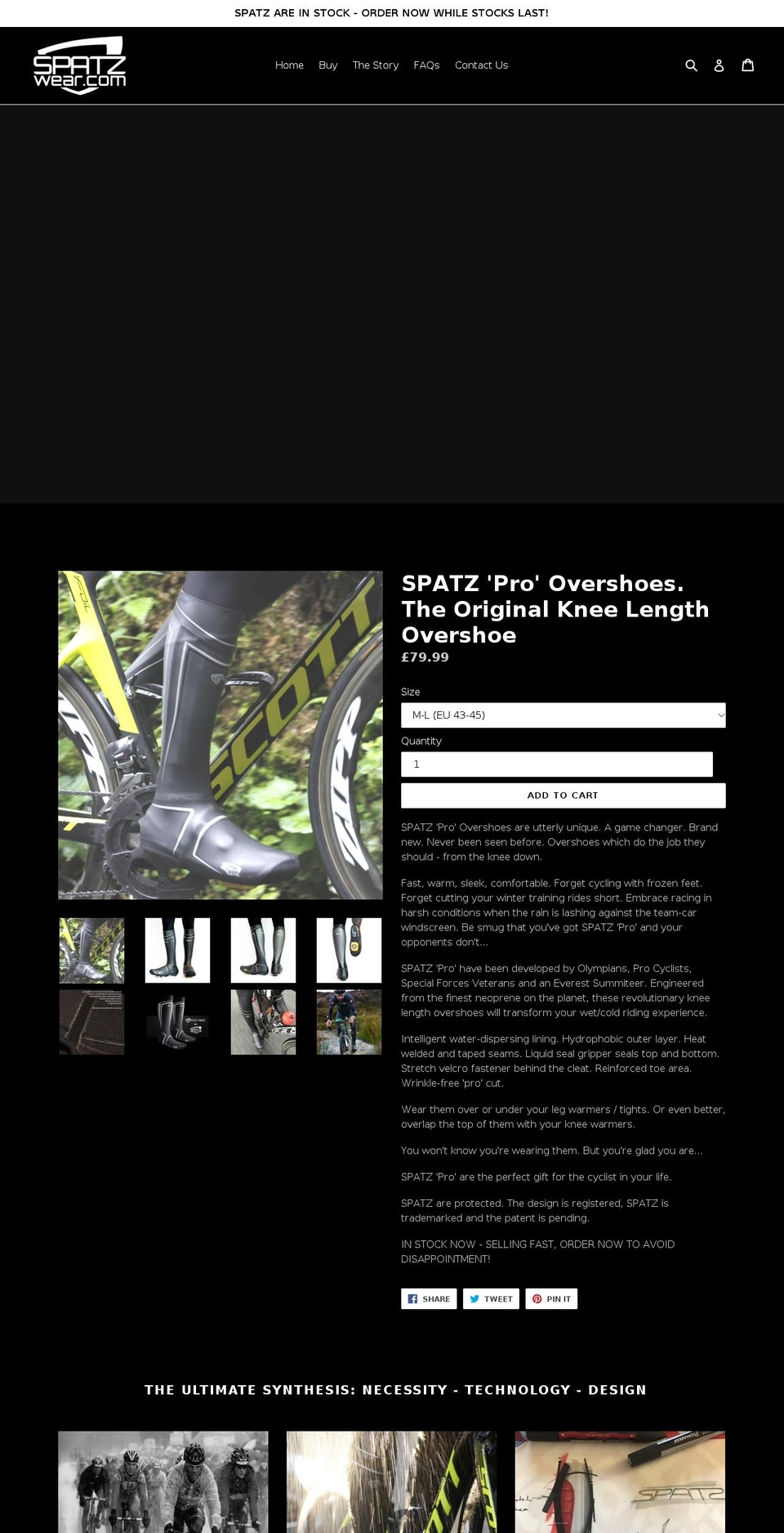 spatzwear.com — Shopify storefront screenshot
