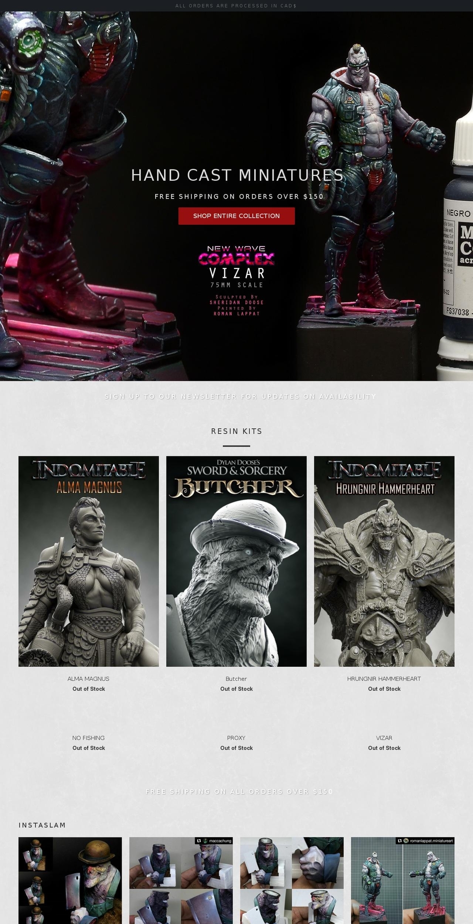 spawningpoolstudios.com shopify website screenshot
