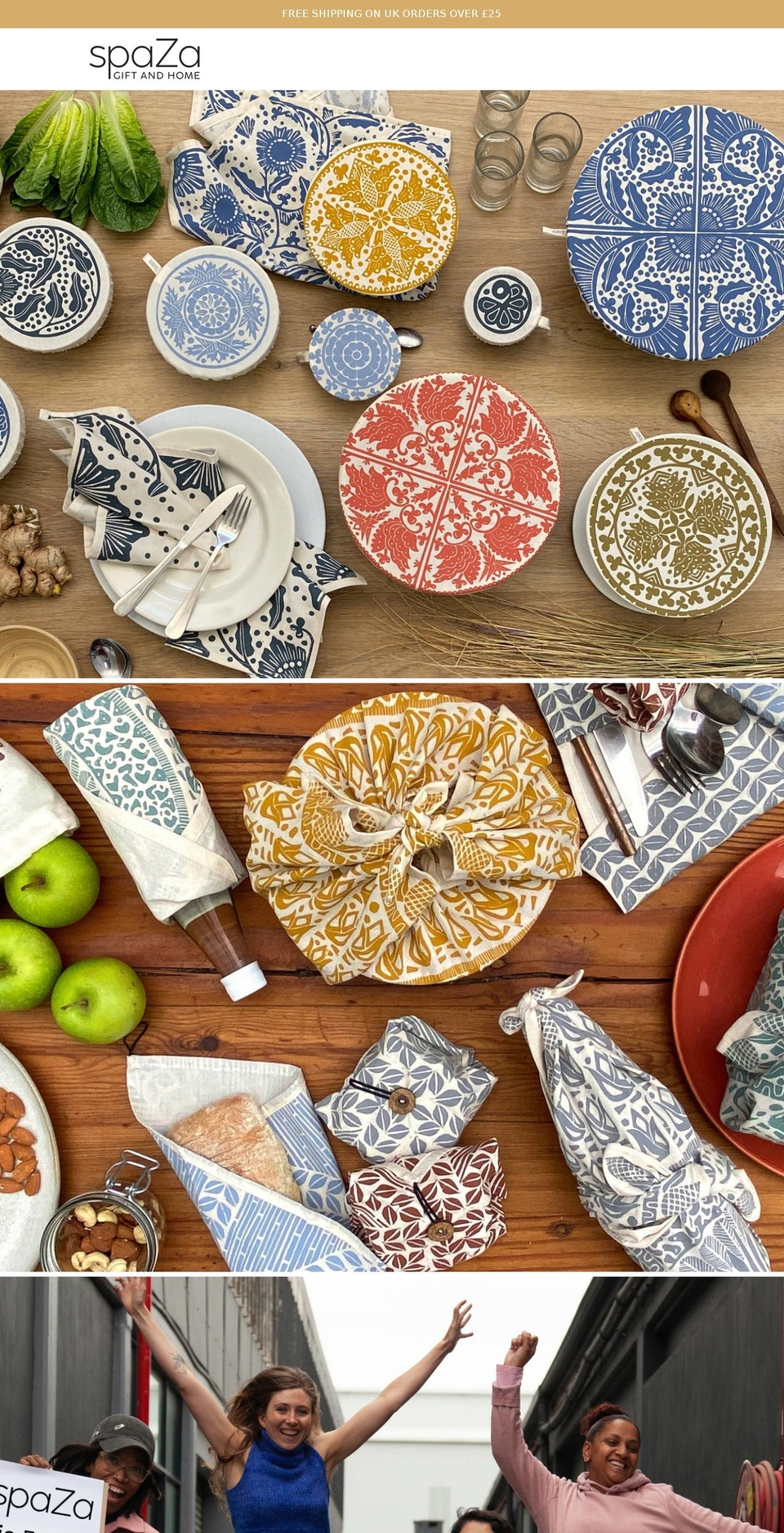 spazahome.co.uk shopify website screenshot