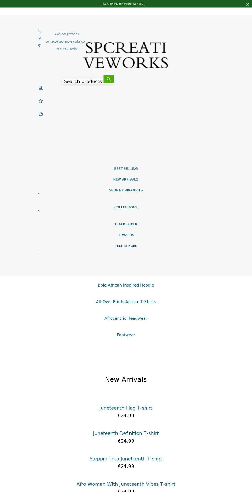 Love it or get it free -  update Shopify theme site example spcreativeworks.com