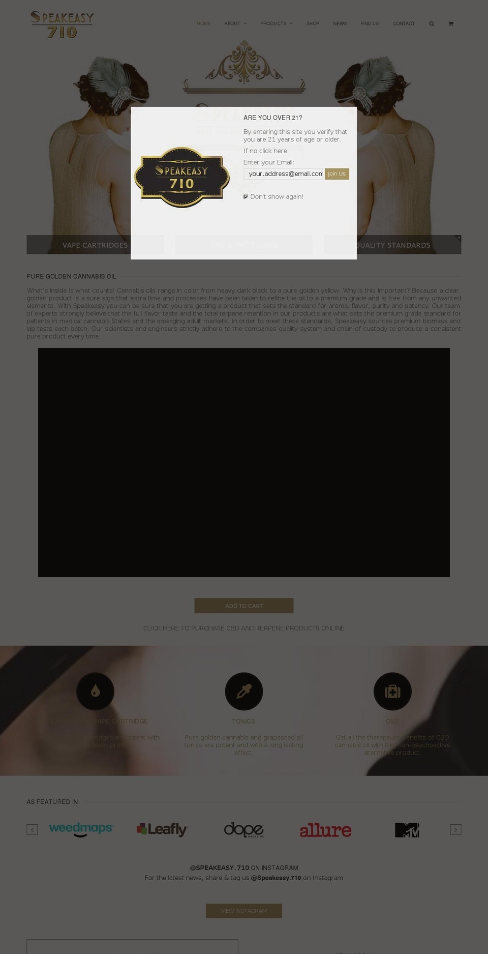 rt-queen-v1-0-5 Shopify theme site example speakeasy710.com