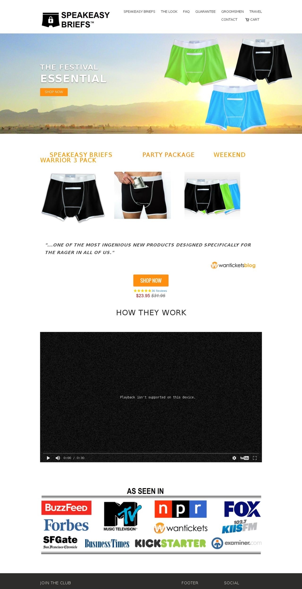 speakeasyapparel.com shopify website screenshot