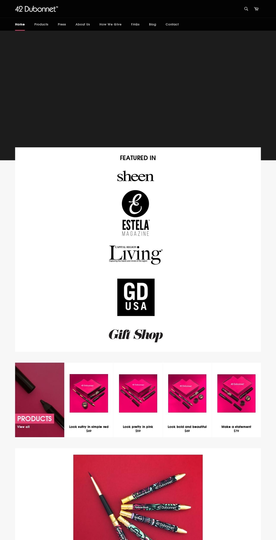 speakeasycosmetics.com shopify website screenshot