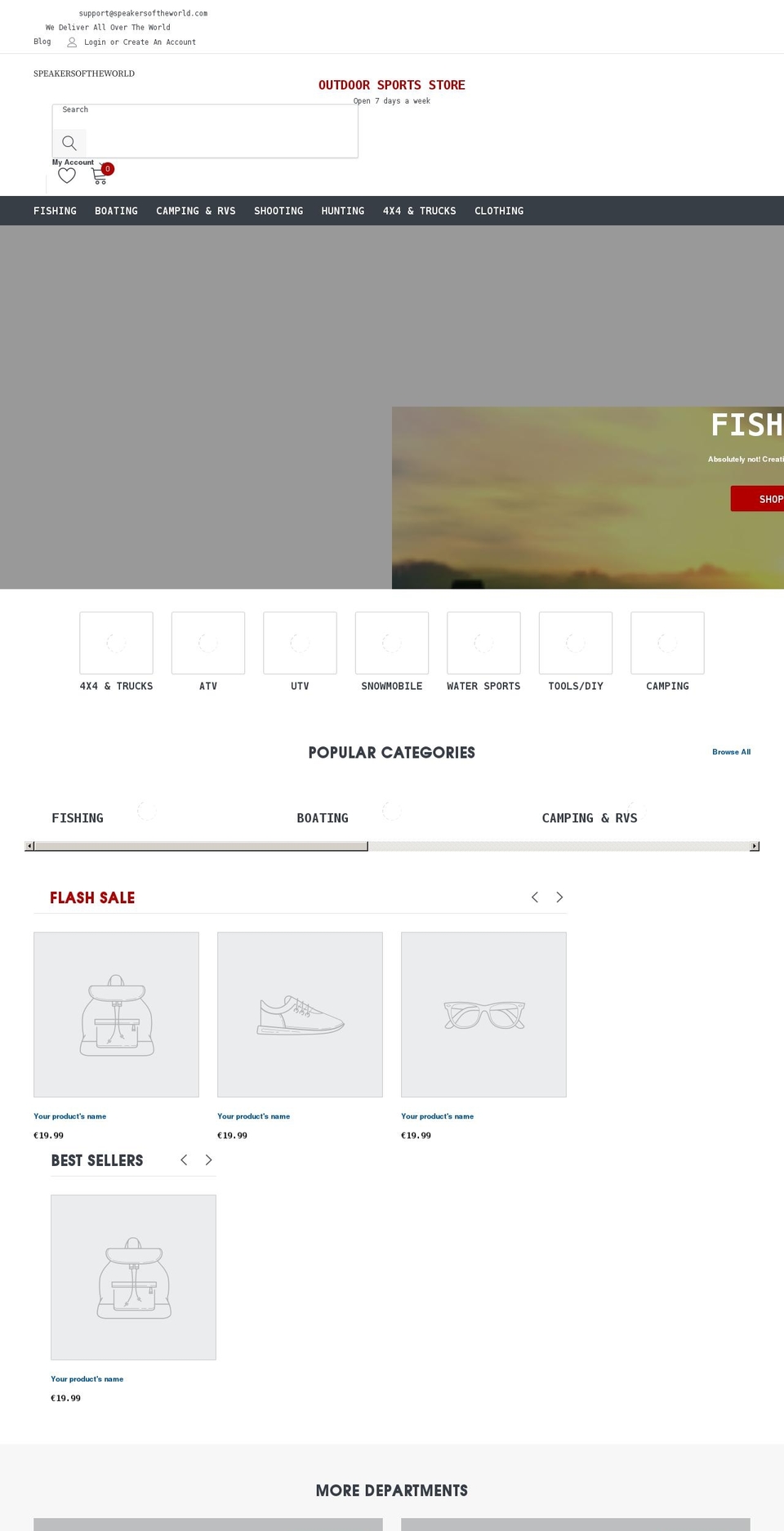 Caros--sections-ready Shopify theme site example speakersoftheworld.com