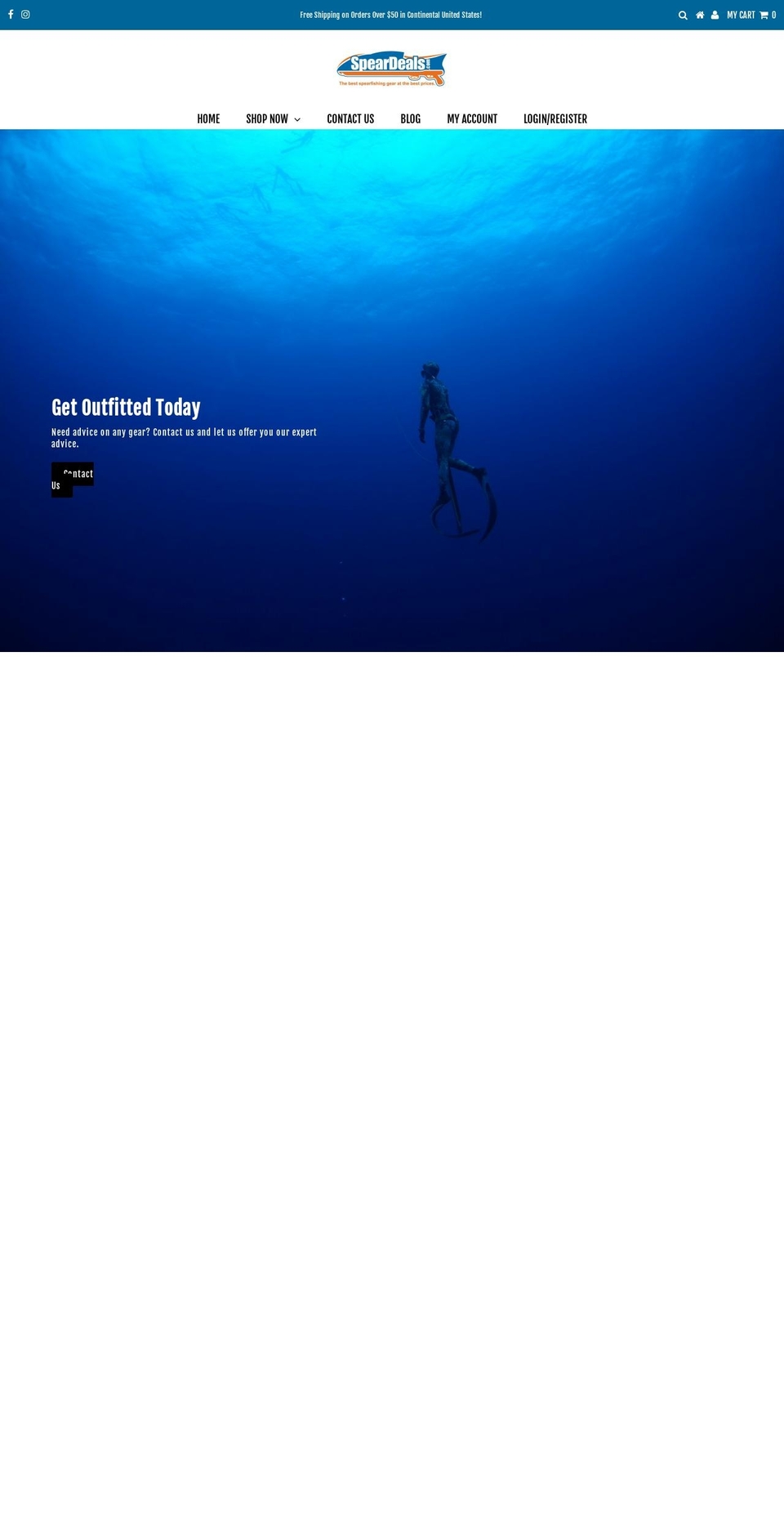 speardeals.com shopify website screenshot