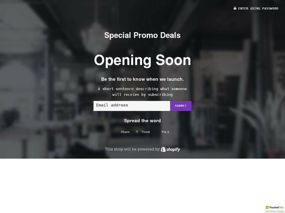 special-promo-discounts.myshopify.com shopify website screenshot