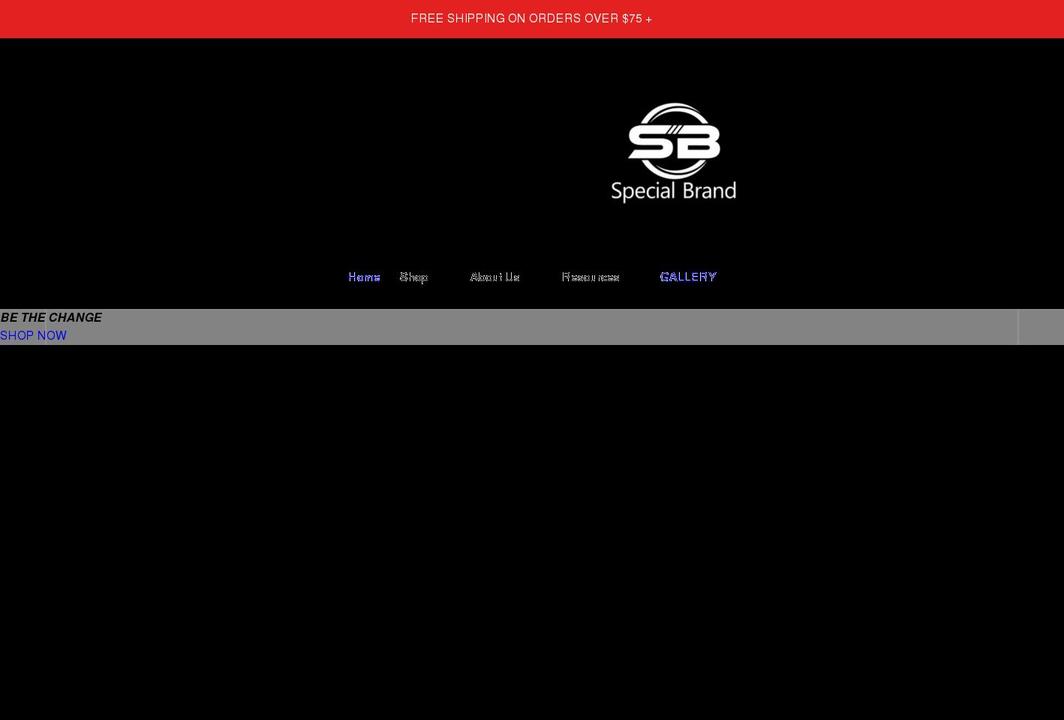 specialbrandclothing.com shopify website screenshot