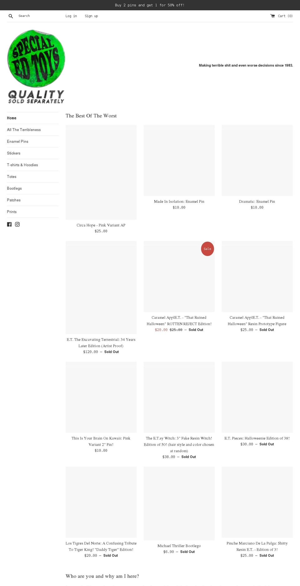 specialedtoys.com shopify website screenshot