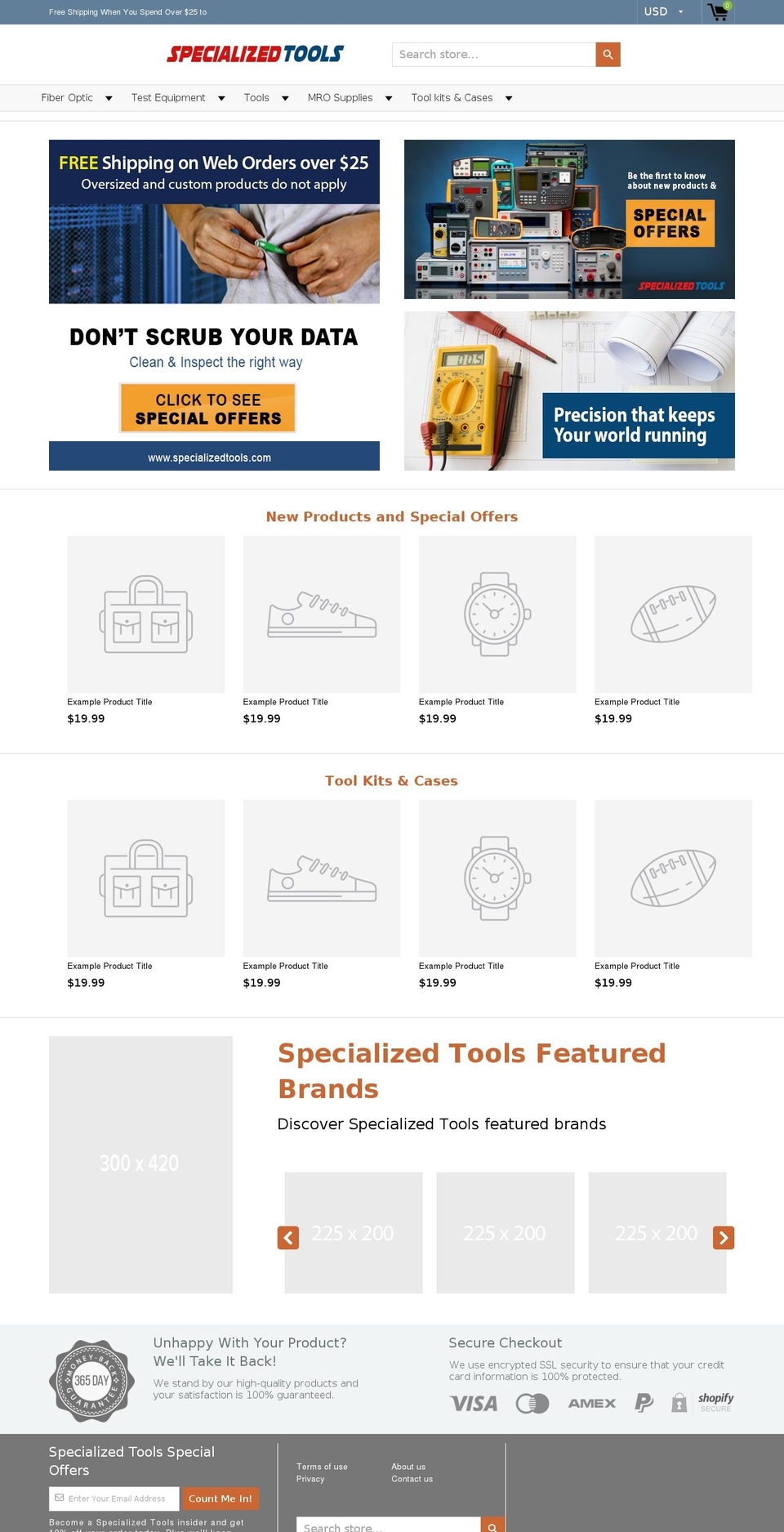 specializedtools.com — Shopify storefront screenshot