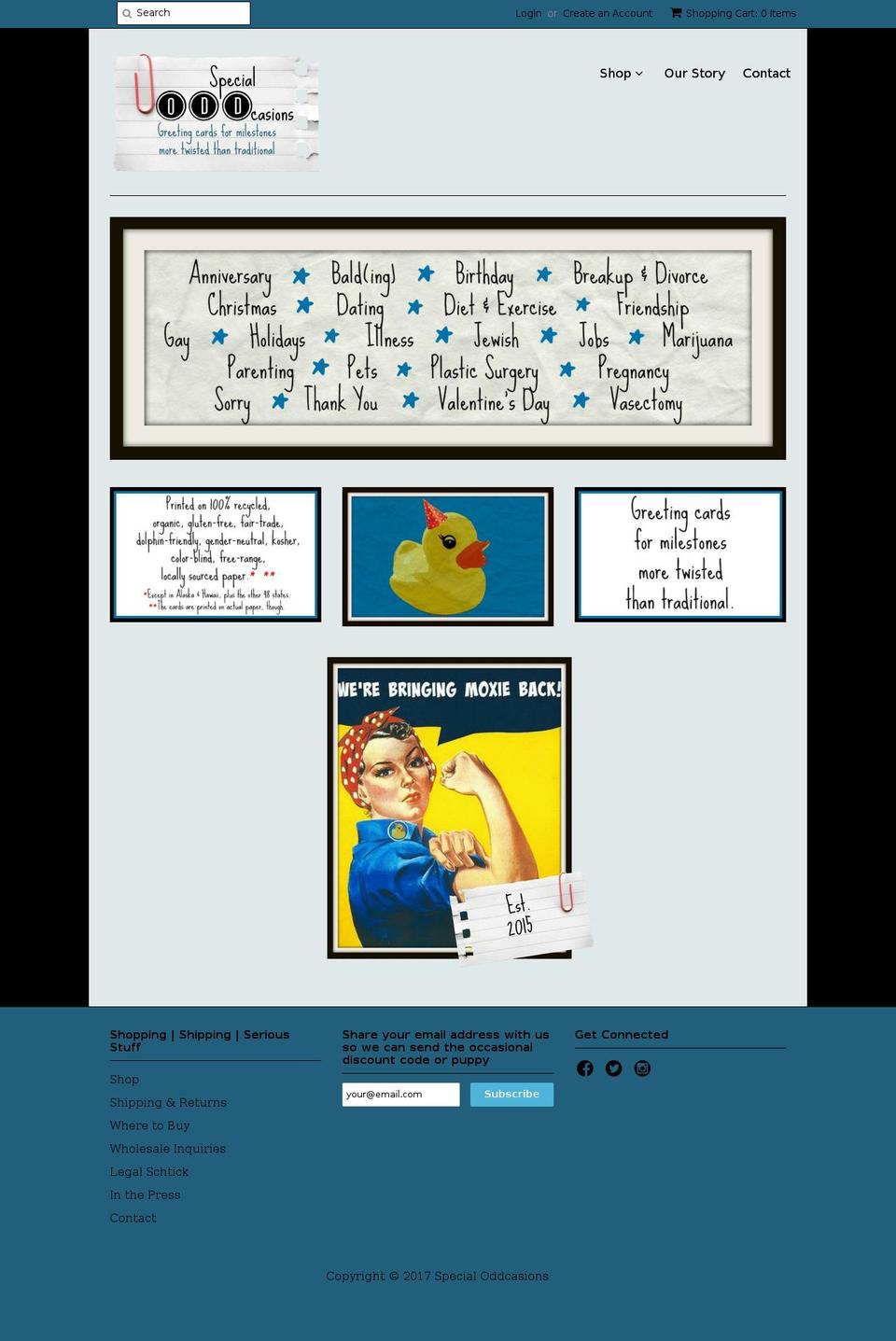 specialoddcasions.com shopify website screenshot