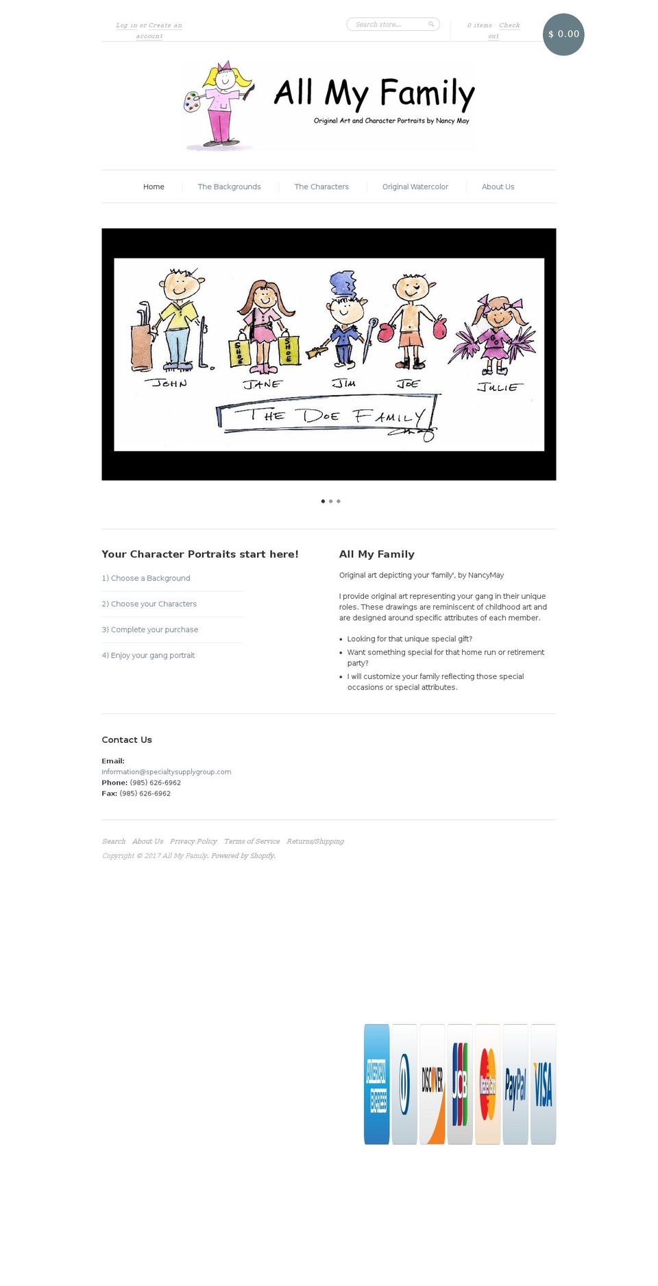 specialtysupplygroup.com shopify website screenshot