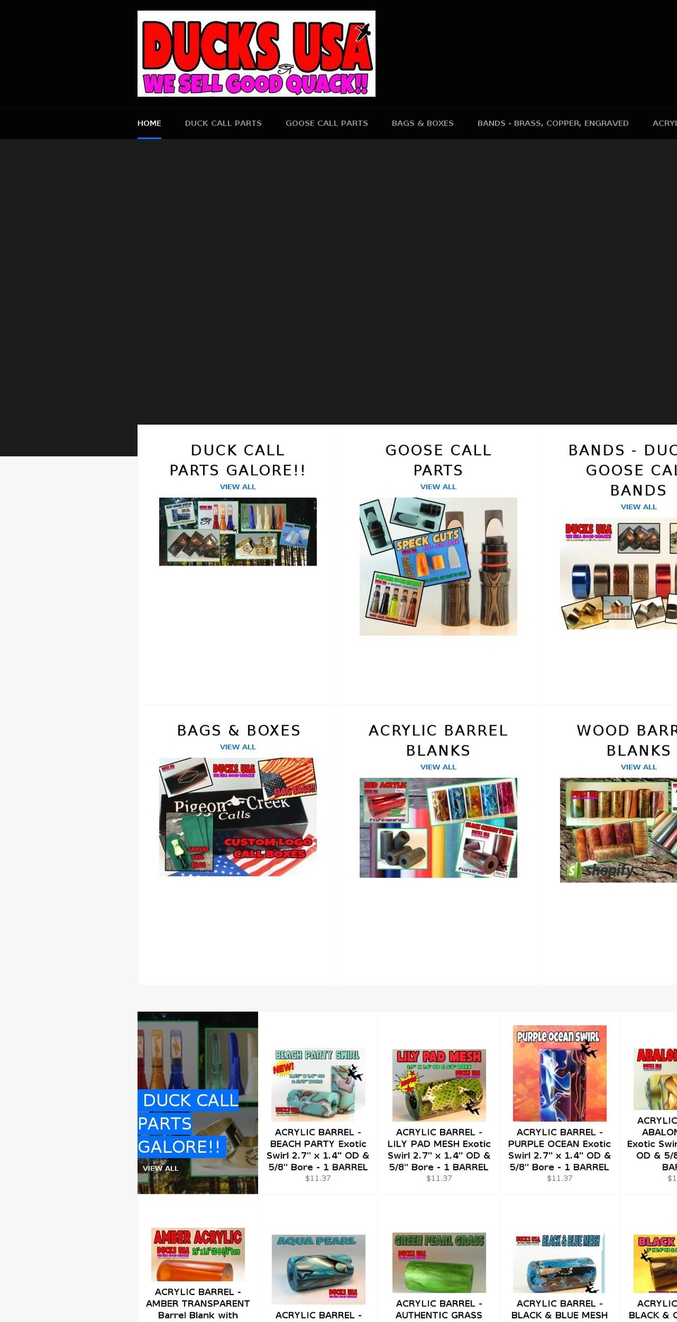 speckcalls.com — Shopify storefront screenshot
