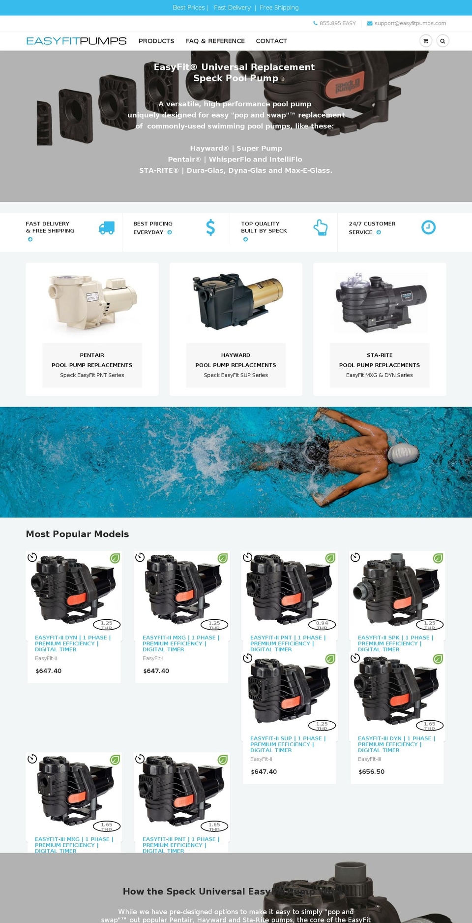 speckeasyfit.com — Shopify storefront screenshot