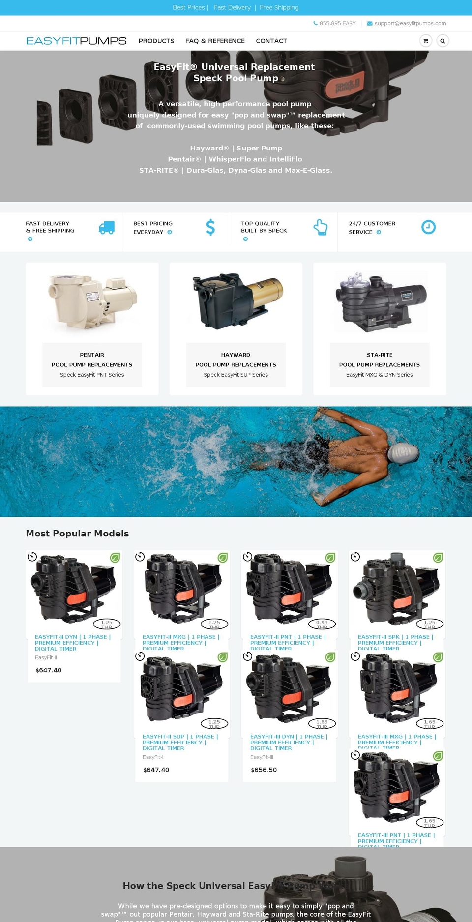 speckeasyfitsup.com shopify website screenshot
