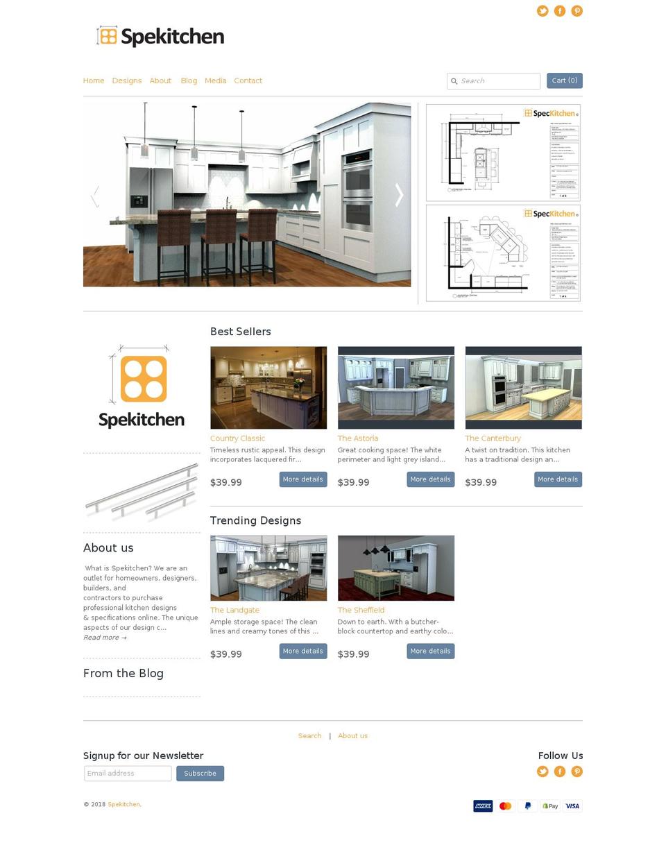 speckitchen.com — Shopify storefront screenshot