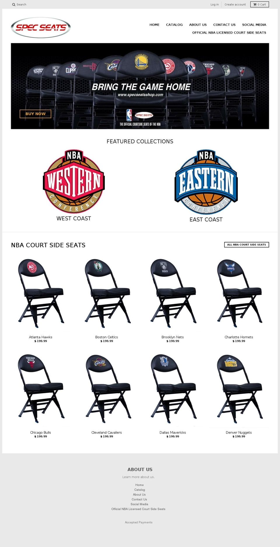 specseatshop.com shopify website screenshot