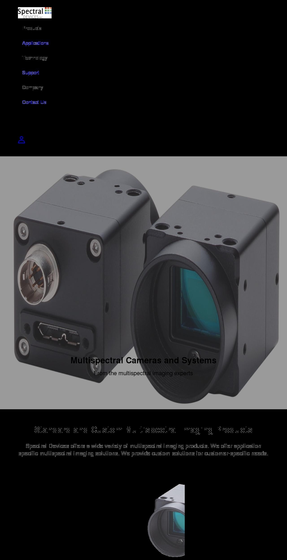 spectraldevices.com shopify website screenshot