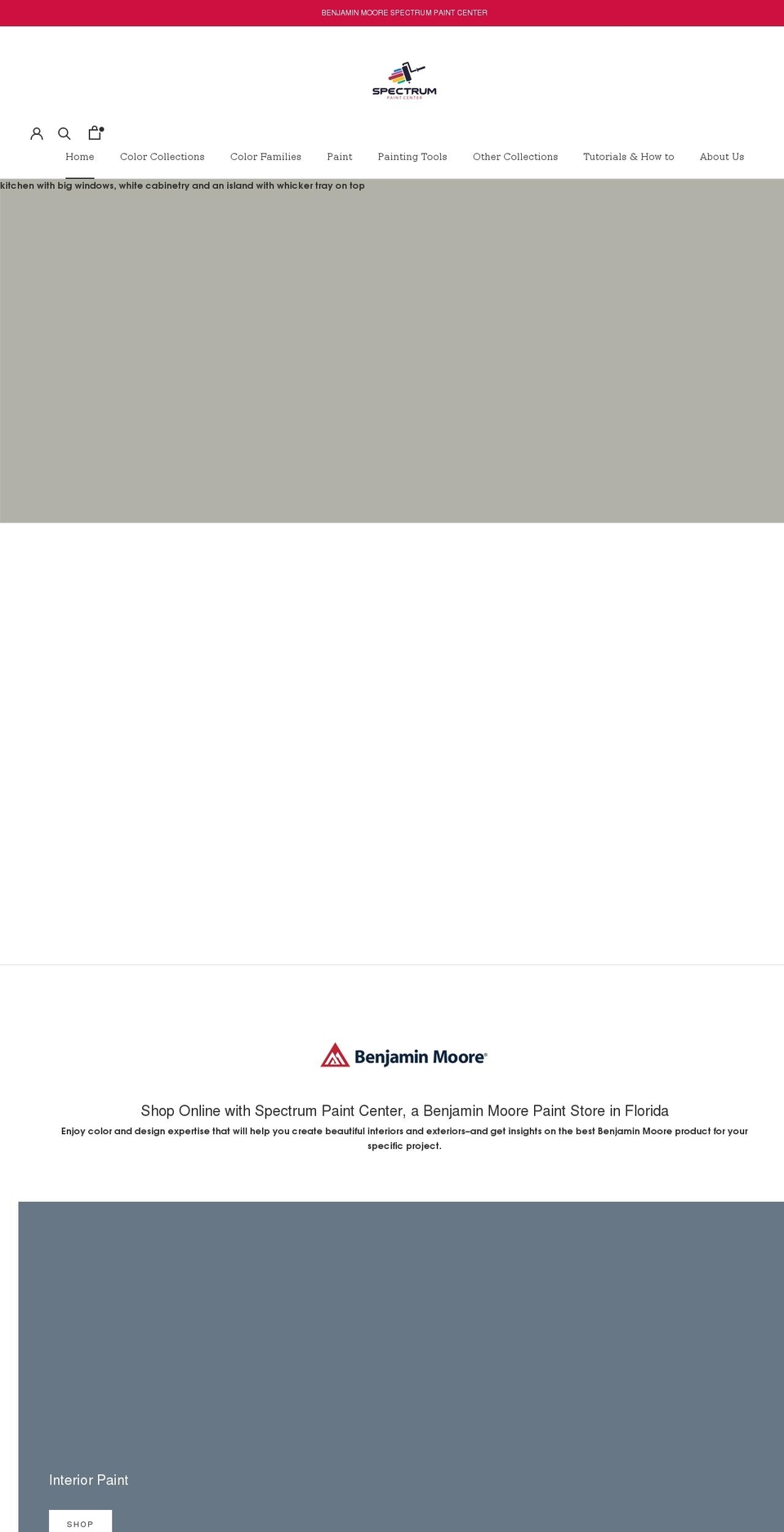 spectrumpaintcenter.com shopify website screenshot