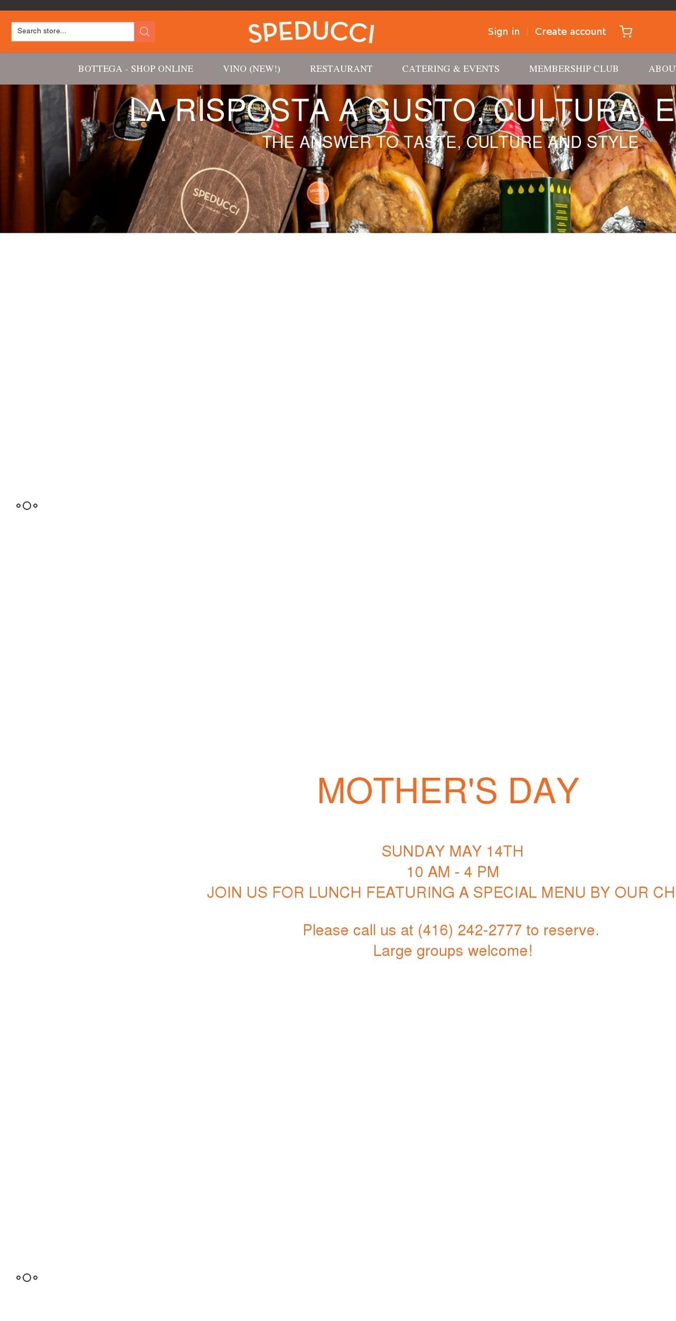 speducci.com shopify website screenshot