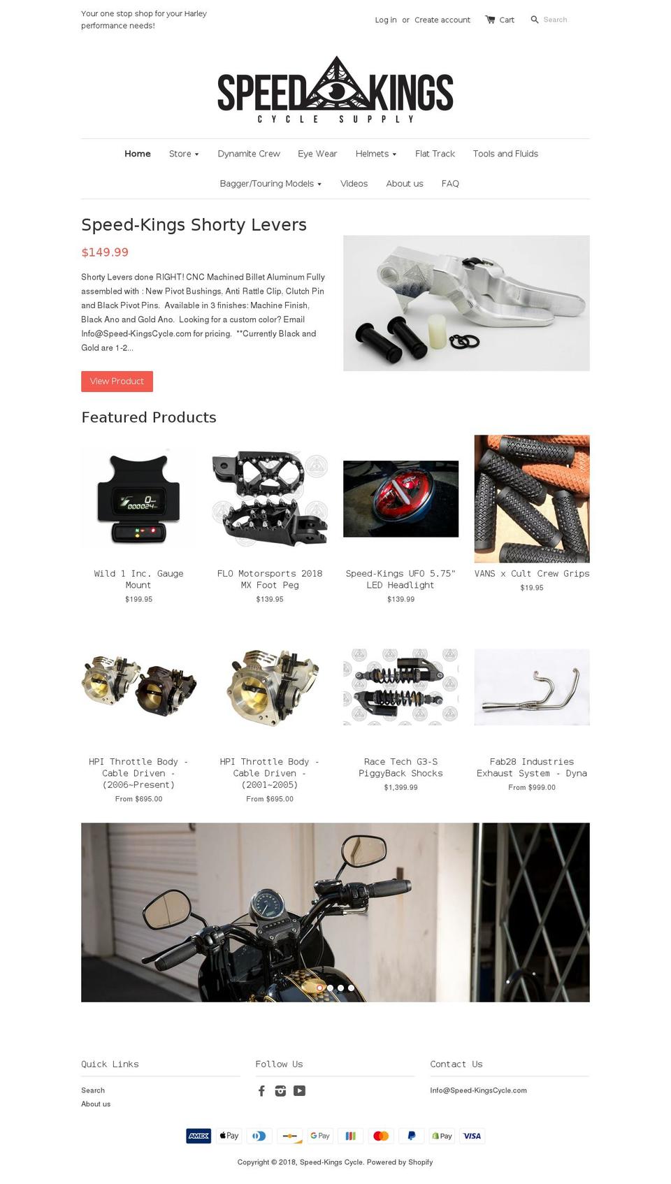 speed-kingscycle.com shopify website screenshot