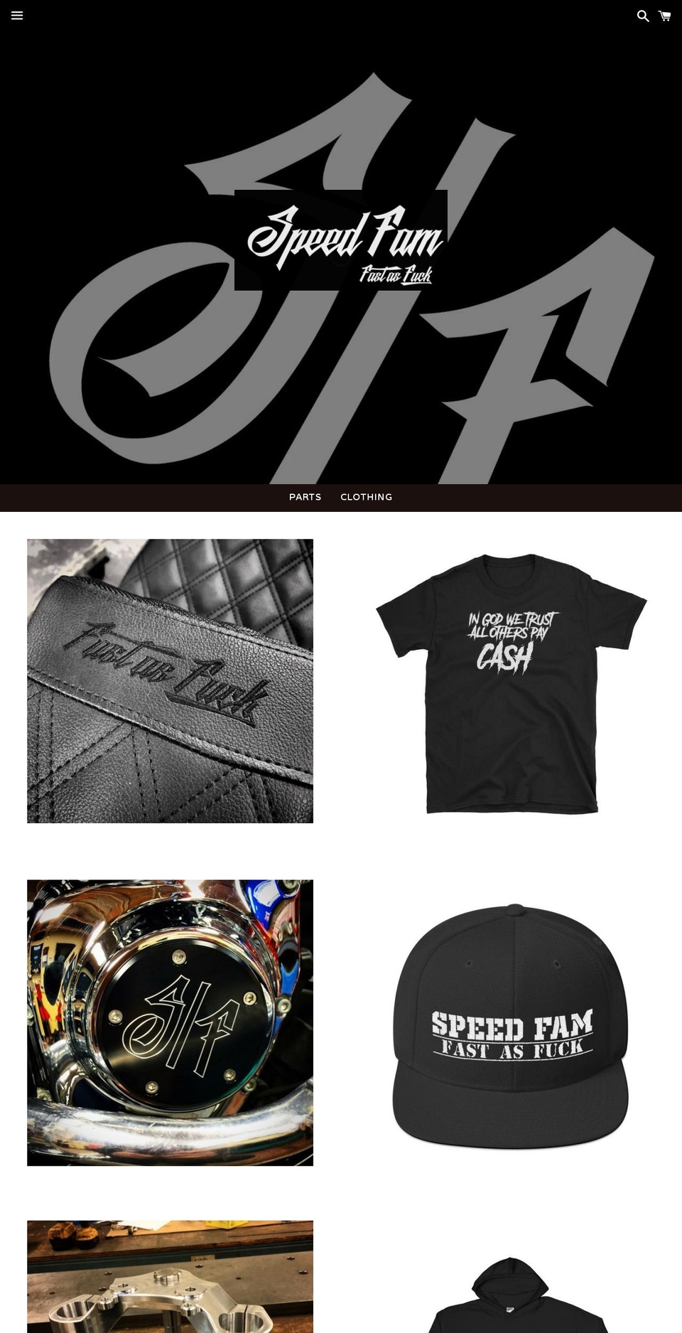 speedfamxxl.com shopify website screenshot