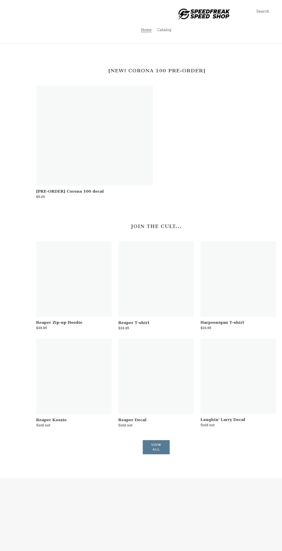 speedfreakspeedshop.com shopify website screenshot