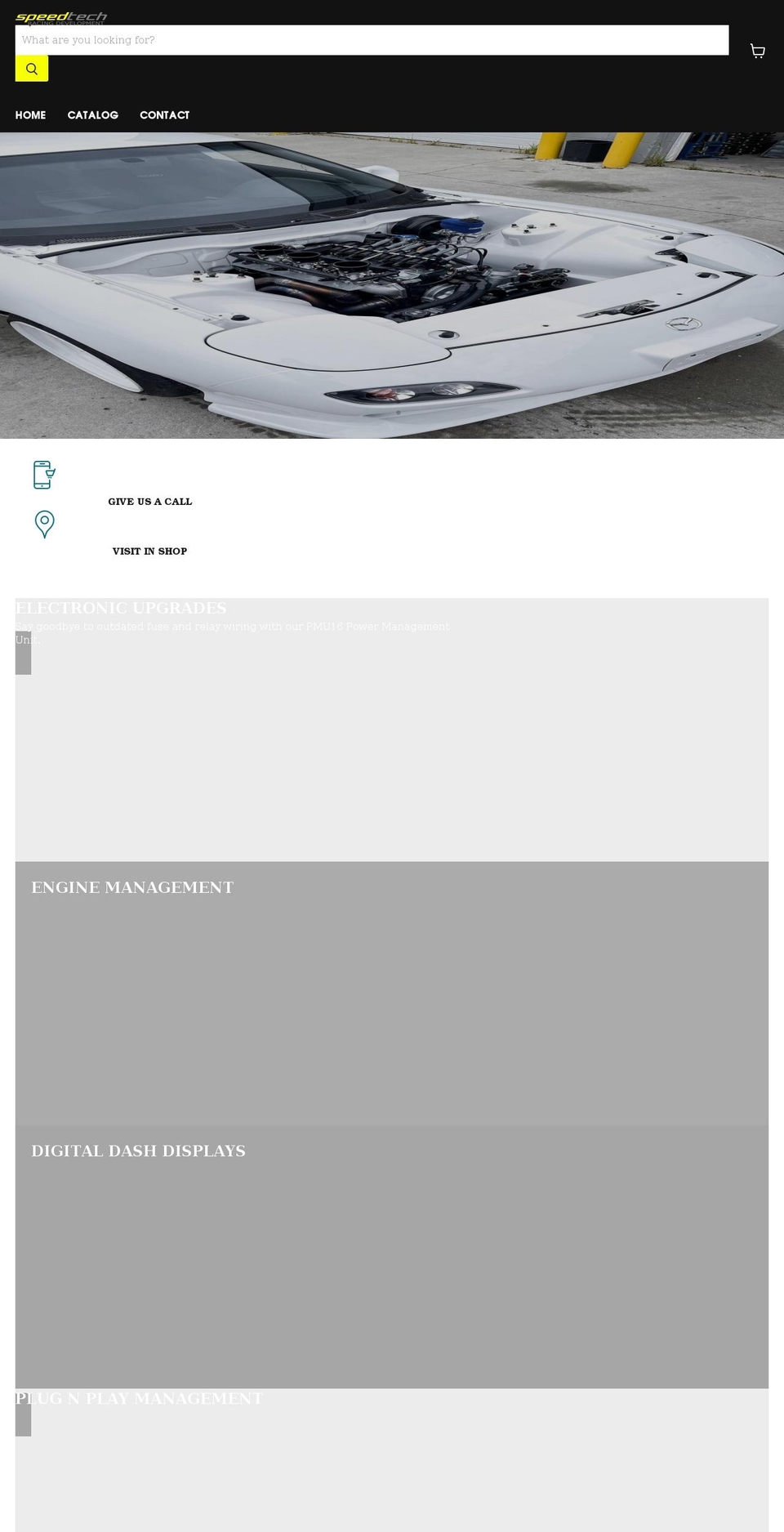 speedtechedmonton.com shopify website screenshot