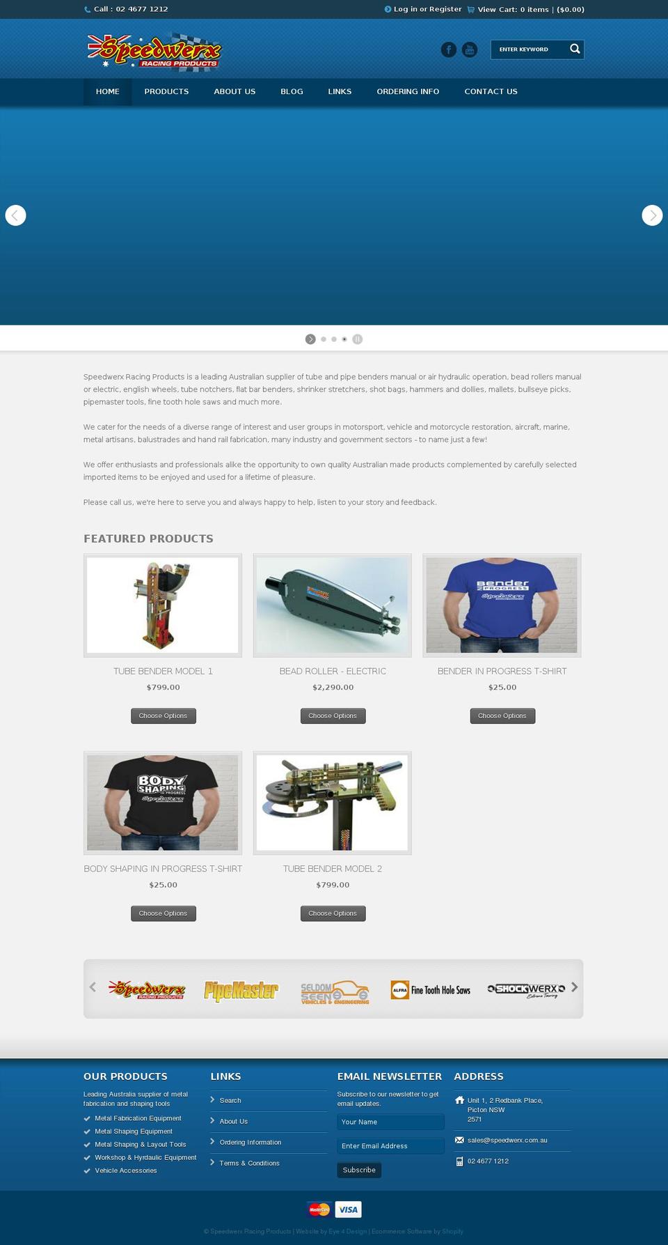 Optimized Shopify theme site example speedwerx.com.au