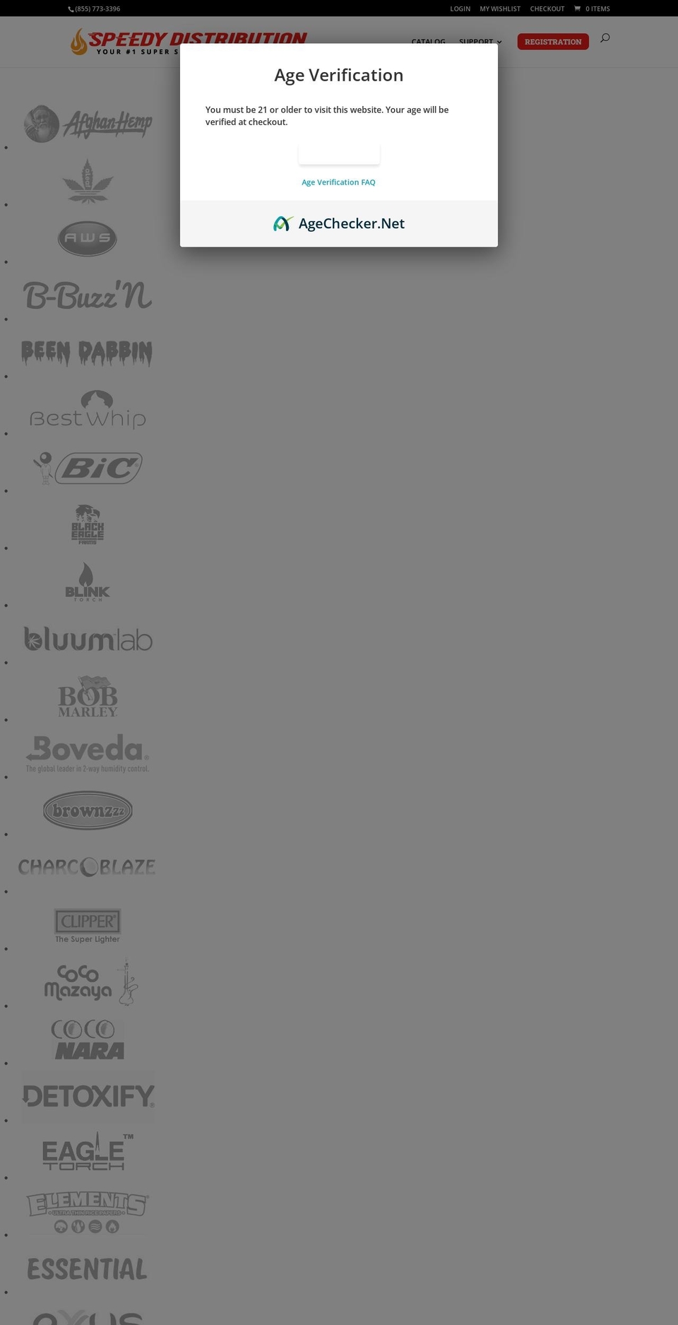 speedydistributioninc.com shopify website screenshot