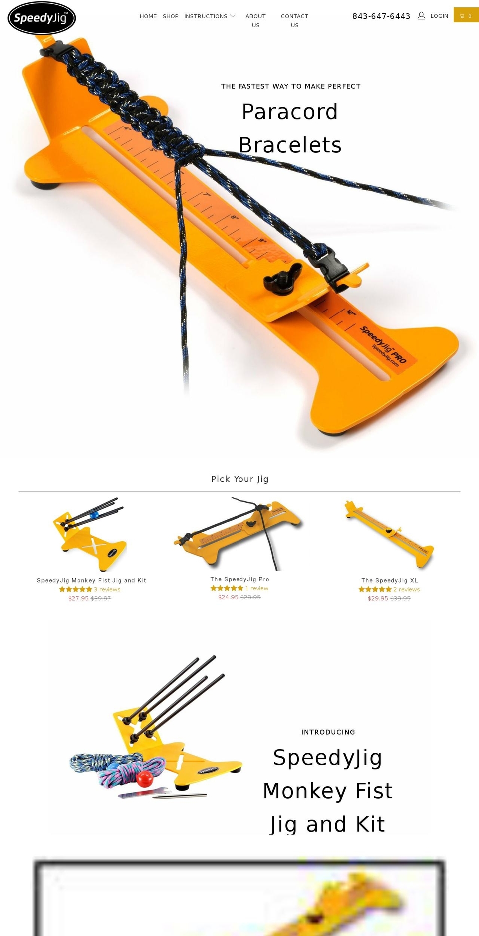 speedyjig.com shopify website screenshot