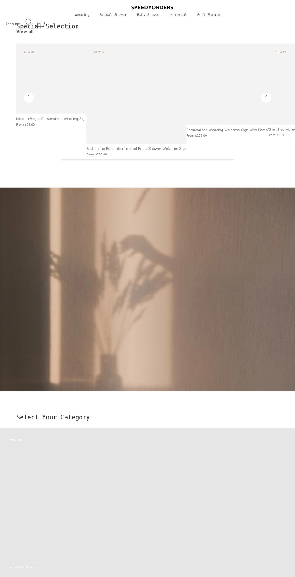 speedyorders.com shopify website screenshot