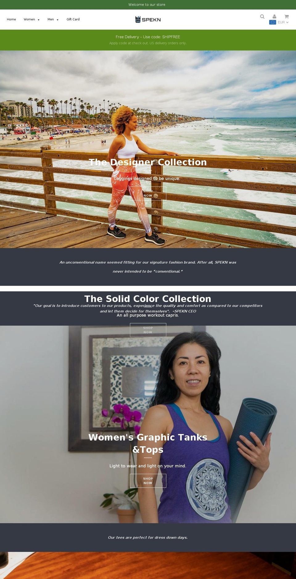 spekn.com — Shopify storefront screenshot