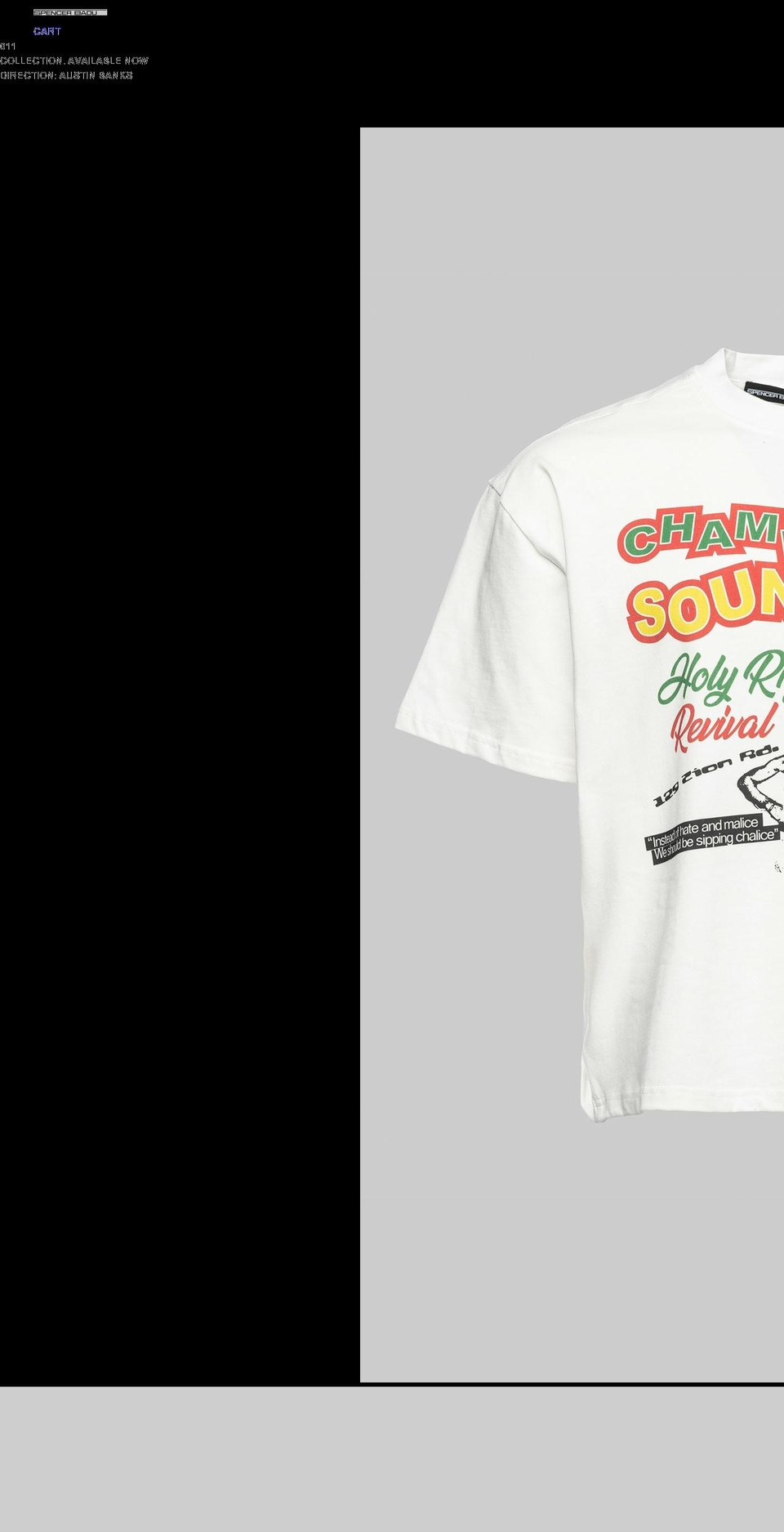 spencerbadu.com shopify website screenshot